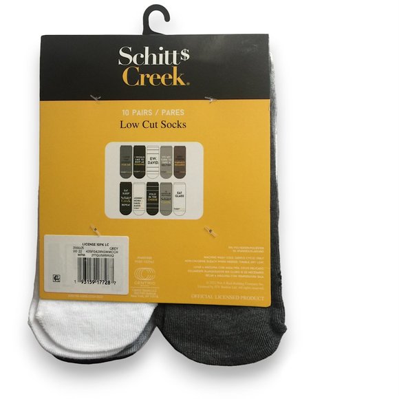 Schitts Creek Brand NEW Women's Low Cut Socks Pack of Ten Size 4-10 - Picture 4 of 5
